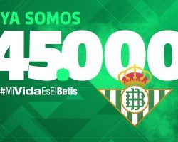 El Real Betis supera los 45.000 abonados en la primera fase de la campaña