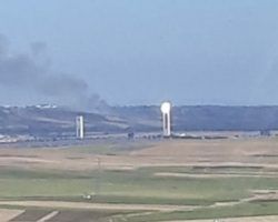 El Infoca da por controlado el incendio forestal en un paraje de Sanlúcar la Mayor