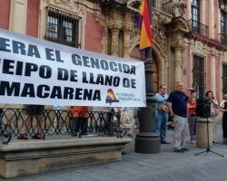 Vigilia «antifascista» esta noche en la Basílica de la Macarena para que sean exhumados los restos de Queipo