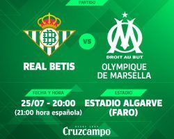 El Real Betis confirma el amistoso contra el Olympique de Marsella en Faro