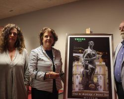 Homenaje a Antonio Mairena en el cartel anunciador de la Velá de Triana