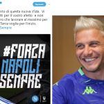 Fabián se dirige en italiano a los hinchas del Nápoles: Joaquín fue un buen maestro