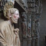 Las figuras policromadas del Pórtico de la Gloria