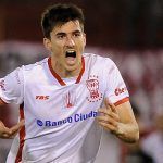 El extremo argentino Ignacio Pussetto, a punto de dejar Huracán y en la órbita del Real Betis