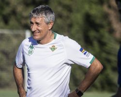 Setién avisa: «Si no estamos bien, el partido con el Valladolid se nos complicará mucho»