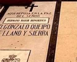 Malestar entre amplios grupos de hermanos de la Macarena por el posible traslado de los restos de Queipo