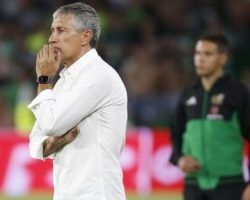 Setién: «El empate no ha sido justo»