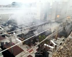 Incendio en una discoteca de la Isla de la Cartuja