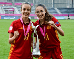 La bética Rosa Márquez y la sevillista Olga Carmona, en el once ideal del Europeo sub 19