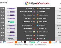 El Real Betis visita al Valencia el sábado 15 de septiembre en Mestalla y el Sevilla recibe al Getafe el domingo 16
