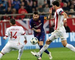 Madrid, Barcelona y Atlético nunca ganaron en sus siete visitas al Olympiacos en El Pireo