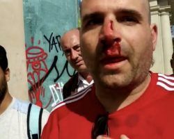 Policías sevillanos apaleados en Barcelona