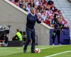 Setién: «Estamos un escalón por debajo»
