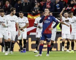 Dos goles de Sarabia sitúan al Sevilla FC de nuevo en el podio liguero