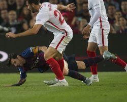 El Sevilla FC pierde el liderato y el Barcelona pierde a Messi
