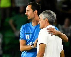Setién: «Estoy contento por el resultado, pero no por el juego»