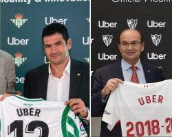 La multinacional Uber, nuevo partner de movilidad de Real Betis y Sevilla FC