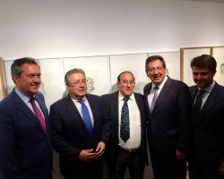 Los retratos de Juan Valdés unen a todos en la Fundación Cajasol