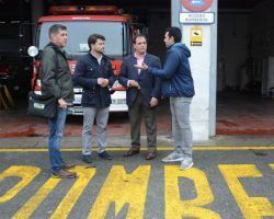 Beltrán Pérez promete un parque nuevo de bomberos en Pino Montano