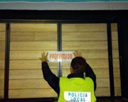 Precintan un kiosco de Cristobal Colón por servir bebidas alcohólicas