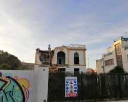 Derribo del famoso Club de alterne Don Ángelo de Sevilla.