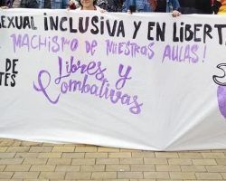 Concentración en Las Setas «para combatir el fascismo y el machismo»