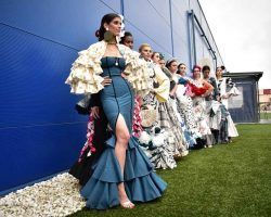 Almudena Ros y Lara Ávila ganadoras VII Certamen Moda Flamenca IKEA Sevilla