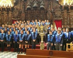 Concierto del Coro Brahms del Colegio Internacional Europa en el Auditorio Global Omnium del Acuario de Sevilla