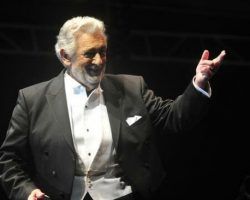 Con Plácido Domingo