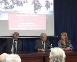 Éxito de María Fidalgo y “La pintura carlista” en el Colegio de Médicos.