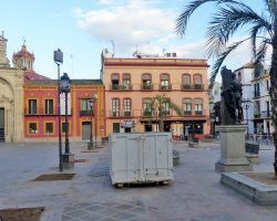 Ciudadanos califica de fracaso la política verde del alcalde, que ha talado los árboles de la Plaza de San Lorenzo