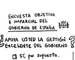 Profesor Jaén a trazos. Nueva encuesta del CIS