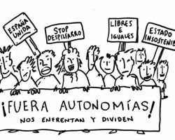 Profesor Jaén a trazos. ¡Fuera autonomías!