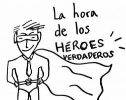 Profesor Jaén a trazos. La hora de los héroes verdaderos