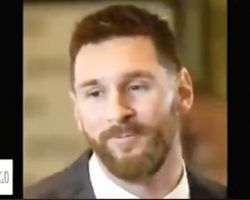 El hilarante video de Messi cantando el himno del Real Madrid