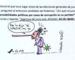 «Eso lo dijo el coleta, no yo»