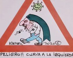 ¡¡Peligro!! Curva a la izquierda