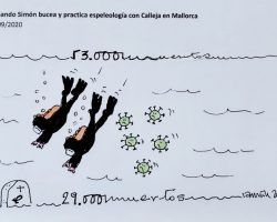 Simón bucea con Calleja