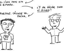 Profesor Jaén a trazos. Cállate ya, facha