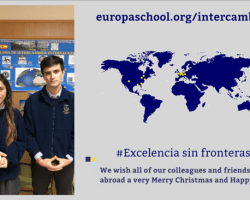 Felicitación navideña de alumnos del Colegio Internacional Europa (Vídeo)