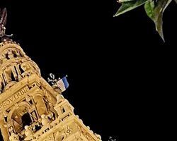 La bandera concepcionista ondea ya en la Giralda