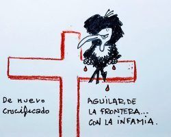 Volverá a ser crucificadoLa viñeta de Ramón