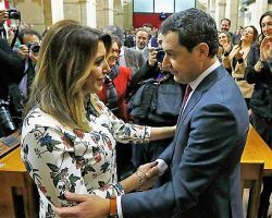 El mejor aliado de Moreno Bonilla para no anticipar elecciones es Susana Díaz, si este domingo revalidara el cargo al frente del PSOE andaluz