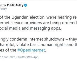 Uganda le da a probar a Twitter su misma medicina y la red basura monta en cólera con un cinismo atrozEl presidente Museveni ordena el cierre de redes sociales a dos días de las elecciones para evitar la manipulación ejercida sobre Trump