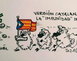 La «impunidad» del rebaño catalanaLa viñeta de Ramón