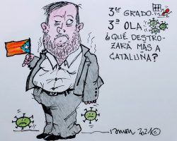 ¿Qué destrozará más a Cataluña?La viñeta de Ramón