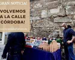 Vuelve el puesto de inciensos a la calle CórdobaEl Ayuntamiento de Sevilla rectifica y devuelve la licencia a la familia Fiances