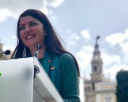 Macarena Olona, candidata de VOX a la presidencia de la Junta de Andalucía
