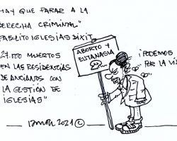 «Hay que parar a la derecha criminal», Pablito Iglesias dixitLa Viñeta de Ramón