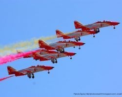 La Patrulla Águila sobrevolará mañana miércoles Sevilla